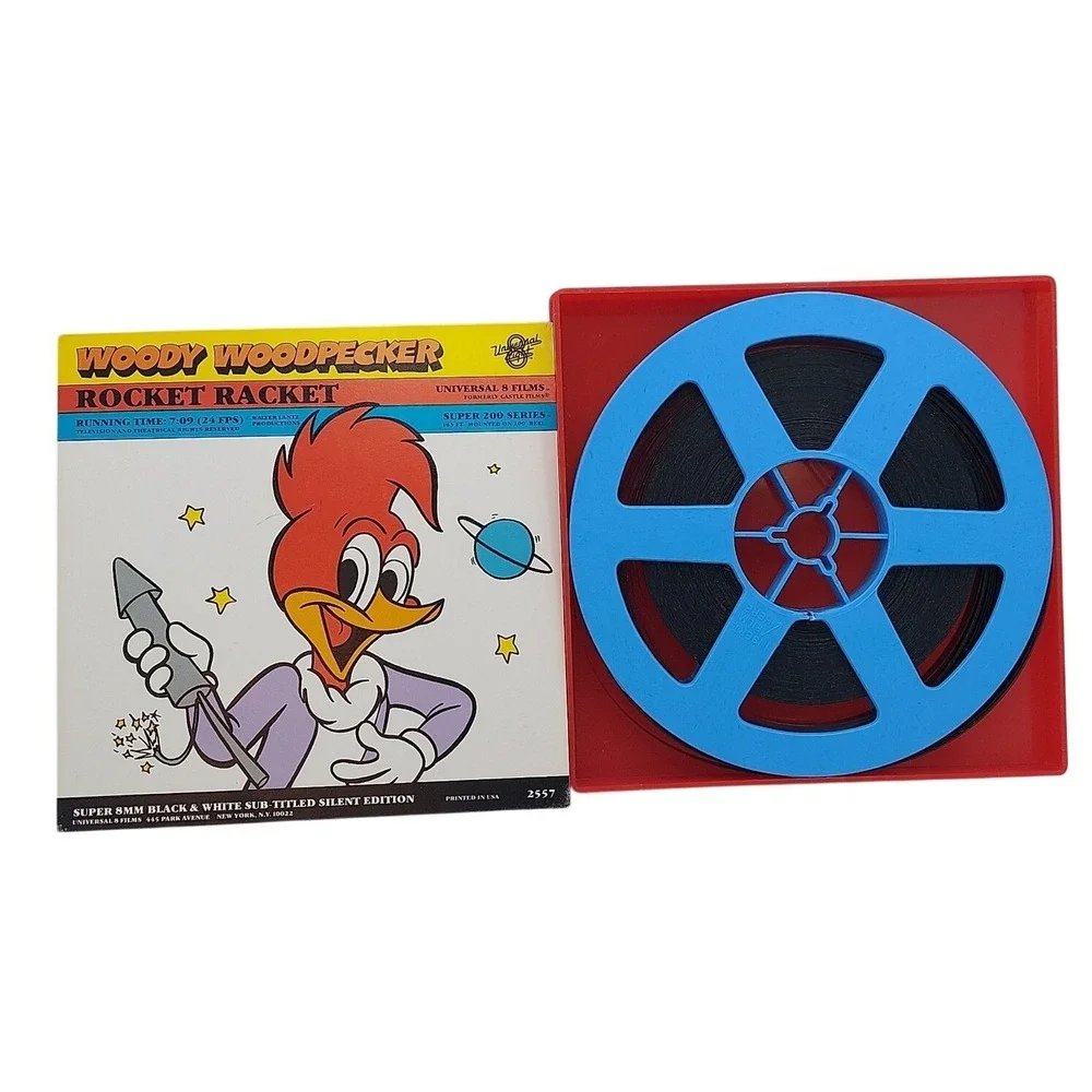 Vintage Woody Woodpecker No. 2557 Rocket Racket Super 8mm Universal 8 Films